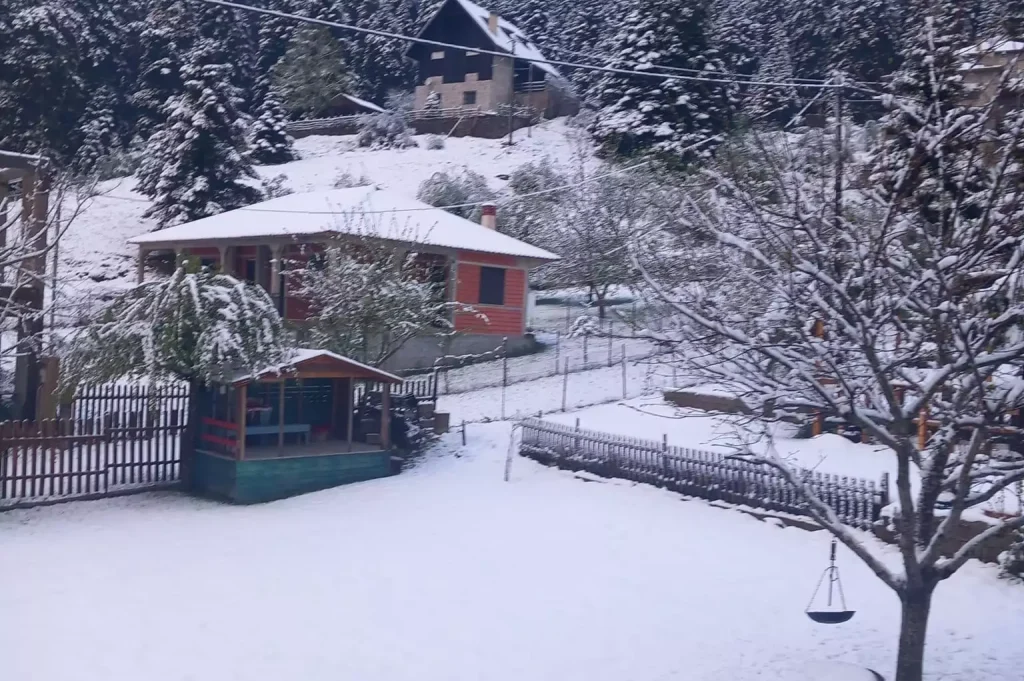 Έβαλαν τα «λευκά» τους τα Τρίκαλα – Πυκνή χιονόπτωση στο Περτούλι (φωτο)