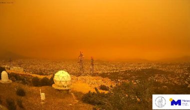 Το timelapse βίντεο του meteo από τη μεταφορά της αφρικανικής σκόνης πάνω από την Αθήνα