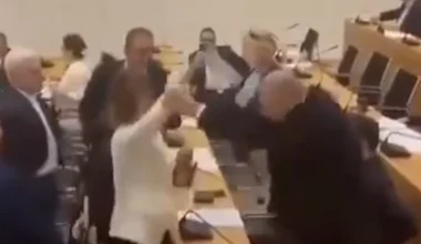 Γεωργία: Βουλευτής χτύπησε στο κεφάλι συνάδελφό της – Δείτε βίντεο 