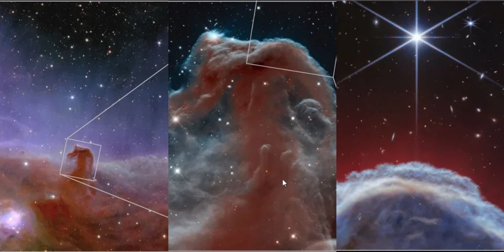 NASA: Νέες εντυπωσιακές εικόνες κατέγραψε το διαστημικό τηλεσκόπιο James Webb στο Νεφέλωμα της Αλογοκεφαλής