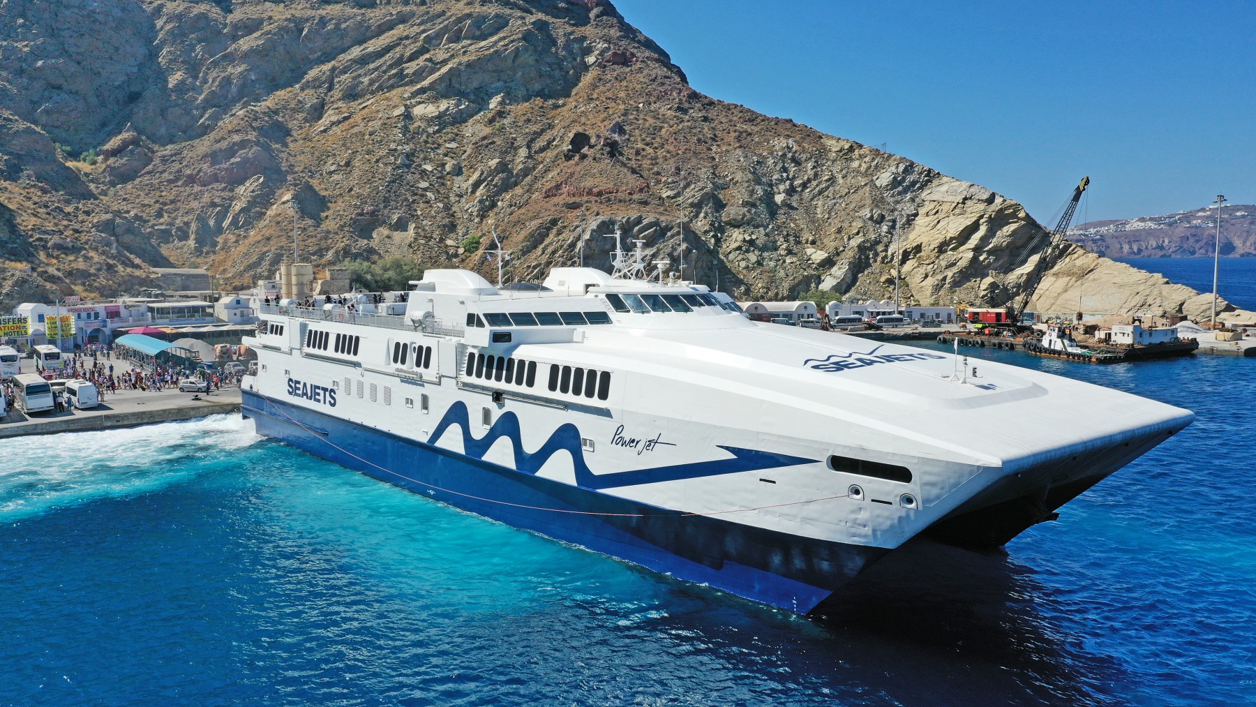 Power Jet: Το πλοίο παρουσίασε μηχανική βλάβη κατά την διάρκεια δρομολογίου