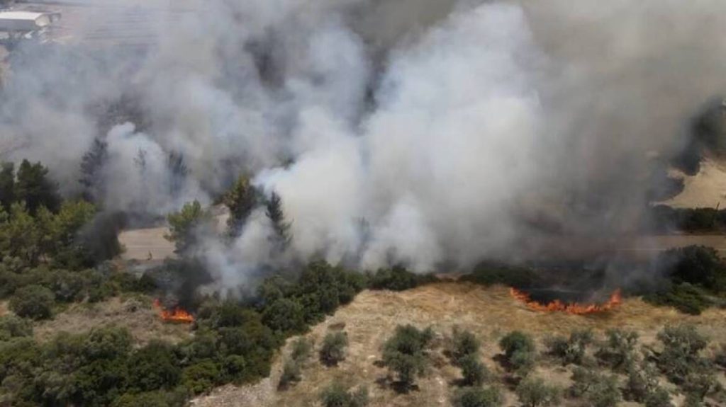 Μαίνεται η φωτιά στην Προσύμνη Αργολίδας – Καίει κοντά σε οικισμό (upd)