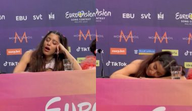 Eurovision 2024: Με χασμουρητά και μορφασμούς αντέδρασε η Μ.Σάττι στη συνέντευξη Τύπου του Ισραήλ (βίντεο)