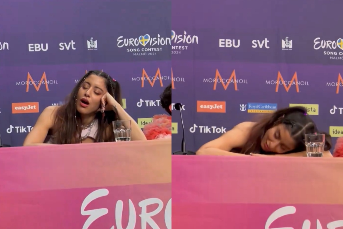 Eurovision 2024: Με χασμουρητά και μορφασμούς αντέδρασε η Μ.Σάττι στη συνέντευξη Τύπου του Ισραήλ (βίντεο)