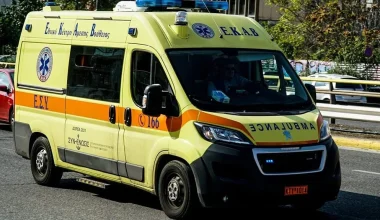 Βόλος: 49χρονος οδηγός μηχανήματος έπεσε από φορτηγό και τραυματίστηκε στο κεφάλι