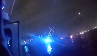 Οι πρώτες αντιδράσεις των αστυνομικών που έφτασαν στο σημείο κατάρρευσης της γέφυρας στην Βαλτιμόρη (βίντεο)