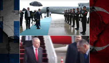 Κ.Μητσοτάκης: Προσκύνησε την τουρκική σημαία και το τουρκικό άγημα στο αεροδρόμιο της Άγκυρας