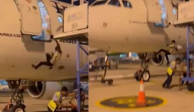 Βίντεο: Υπάλληλος της αεροπορικής TransNusa πέφτει από αεροσκάφος μετά την απομάκρυνση της σκάλας 