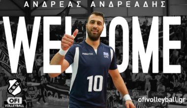 Ανδρέας Ανδρεάδης: Ο καλύτερος παίκτης στην ιστορία του ελληνικού βόλεϊ μεταγράφηκε στον ΟΦΗ