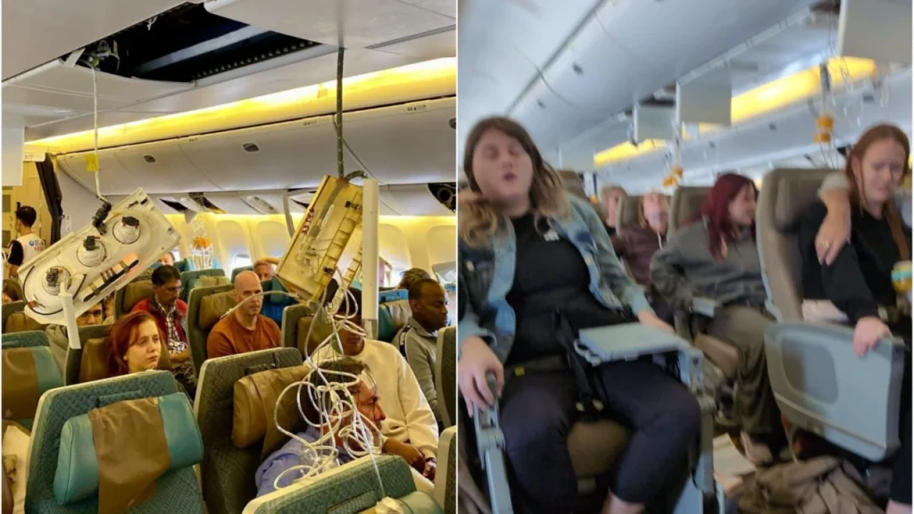 Πτήση Λονδίνο – Σιγκαπούρη: Συγκλονίζουν εικόνες και βίντεο μέσα από το αεροπλάνο – Σοκαριστικές μαρτυρίες επιβατών
