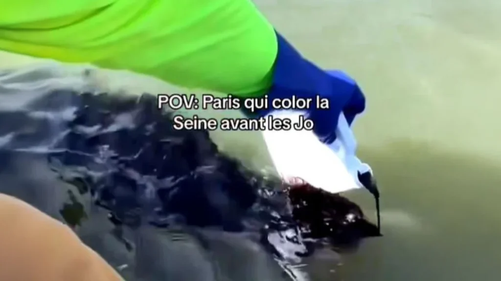 «Το Παρίσι… βάφει τον Σηκουάνα πριν τους Ολυμπιακούς»: Δείτε το βίντεο που προκάλεσε αντιδράσεις 