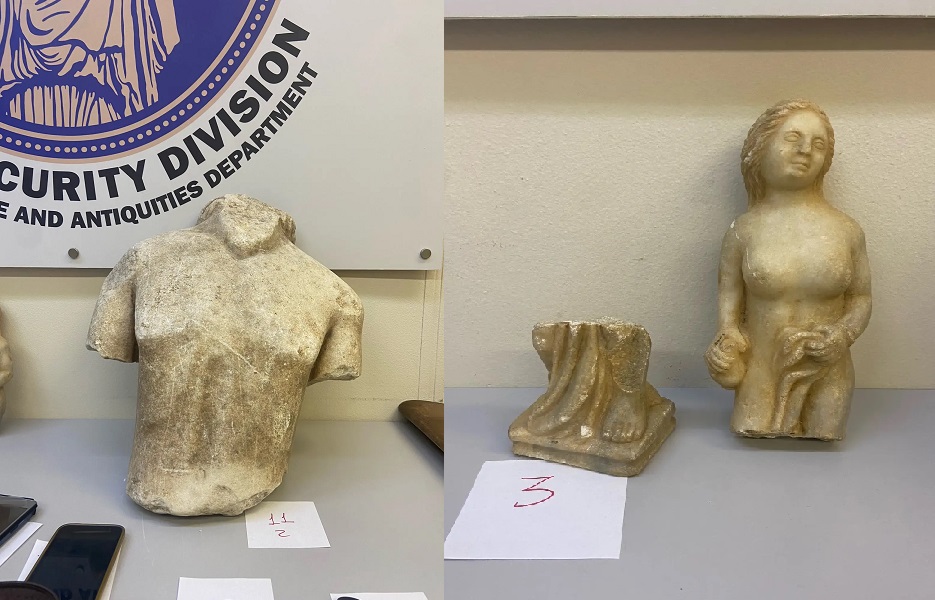 Τρεις συλλήψεις για παράνομη εμπορία αρχαίων κινητών μνημείων – Mεγάλη επιχείρηση σε Μέγαρα, Πεύκη και Οινόφυτα