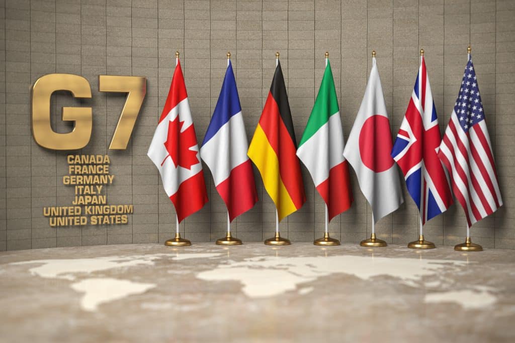 G7: «Θα βρούμε τρόπους να χρησιμοποιήσουμε τα μελλοντικά έσοδα από τα ”παγωμένα” ρωσικά περιουσιακά στοιχεία υπέρ του Κιέβου»