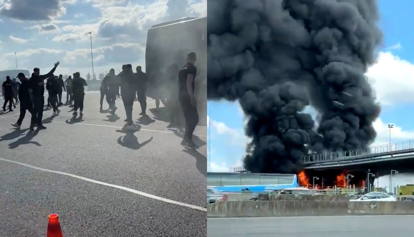 Γαλλία – Τελικός Κυπέλλου: Επεισόδια μεταξύ οπαδών της Παρί και της Λυών σε αυτοκινητόδρομο (βίντεο)