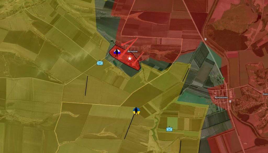 Οι ρωσικές Ένοπλες Δυνάμεις κατέλαβαν το χωριό Μπερέστοβο στο Κουπιάνσκ