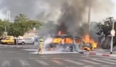 Ισχυρή έκρηξη στο Τελ Αβίβ – Ένας τραυματίας μετά από φωτιά σε λεωφορείο