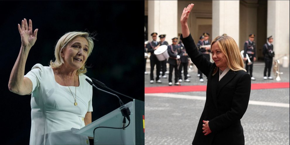 Κάλεσμα της M.Λεπέν στην Τζόρτζια Μελόνι: «Ενώσου μαζί μας να είμαστε δεύτερη δύναμη στο Ευρωκοινοβούλιο»