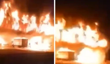 Λαμία: H στιγμή που το εργοστάσιο τροφίμων τυλίγεται στις φλόγες – Βίντεο ντοκουμέντο
