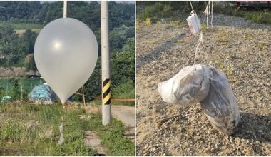 Βόρεια Κορέα: Έριξε σε δύο συνοριακές επαρχίες στο νότο 90 μπαλόνια με φυλλάδια, περιττώματα και σκουπίδια (φώτο)