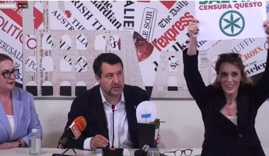 Ιταλία: Υποψήφια ευρωβουλευτής πήγε να δώσει στον Μ.Σαλβίνι γλάστρα με μαριχουάνα κατά τη διάρκεια συνέντευξης