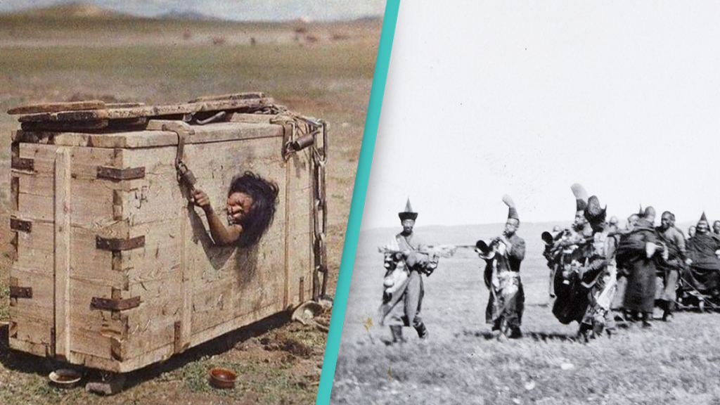 «Το φέρετρο του θανάτου»: Φωτογραφία από το 1913 αποτυπώνει φρικιαστική μέθοδο θανατικής ποινής στη Μογγολία