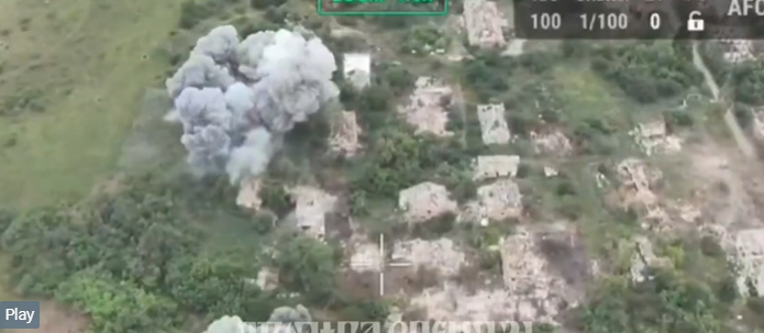 Βίντεο: Ρωσικές FAB έπληξαν θέσεις των ουκρανικών Ενόπλων Δυνάμεων στο Tίκχε