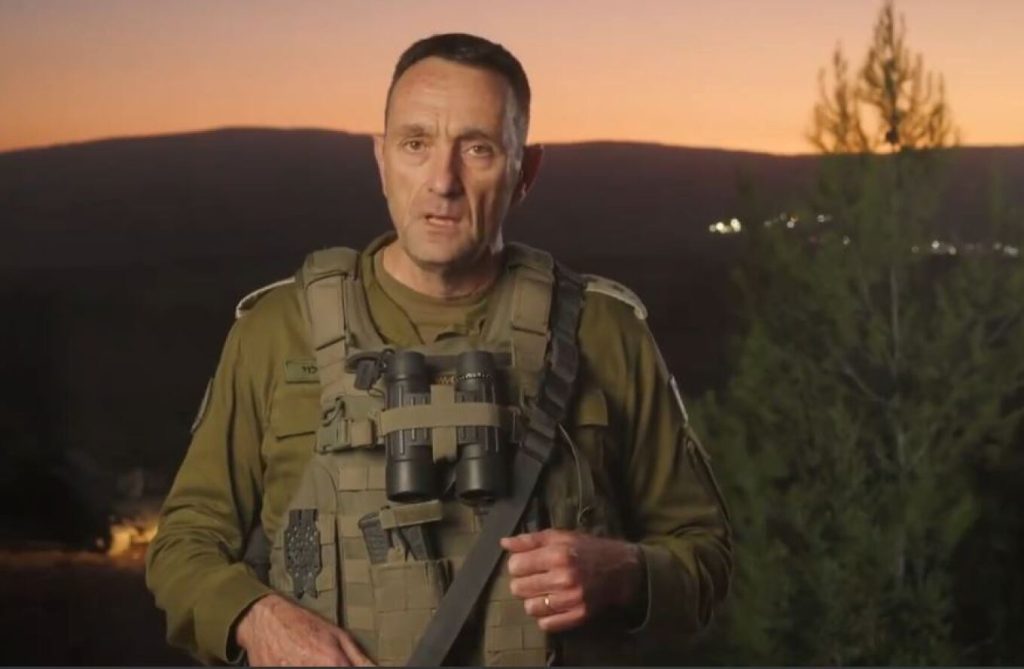 Ο αρχηγός των ισραηλινών δυνάμεων υπόσχεται να κρατήσει τη Χεζμπολάχ μακριά από τα σύνορα του νότιου Λιβάνου