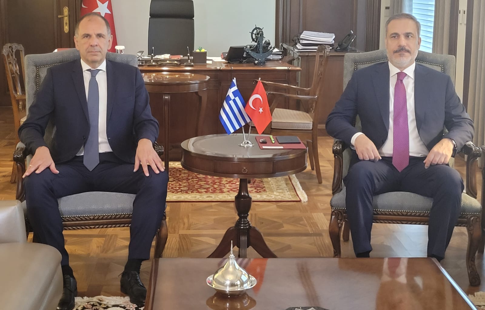Γ.Γεραπετρίτης-Χ.Φιντάν: Την Παρασκευή η συνάντηση του Υπουργού Εξωτερικών με τον Τούρκο ομόλογό του