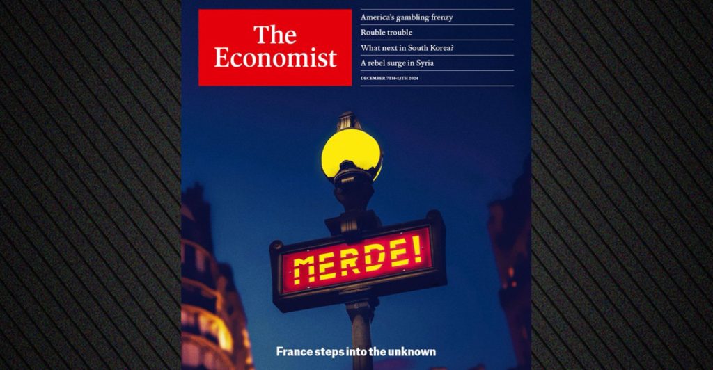 Εconomist για την κατάρρευση της κυβέρνησης Μπαρνιέ στη Γαλλία: «Σκ@τ@»