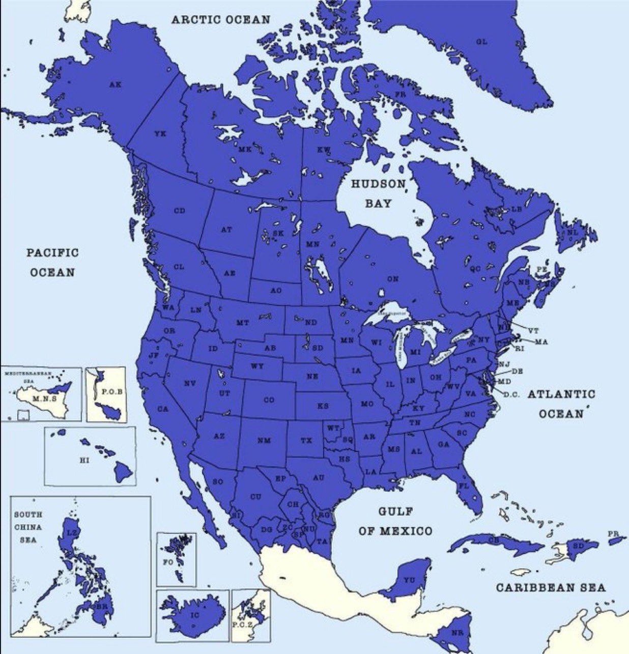 Βγήκε χάρτης που δείχνει Καναδά, Μεξικό και Παναμά να ανήκουν στις ΗΠΑ!