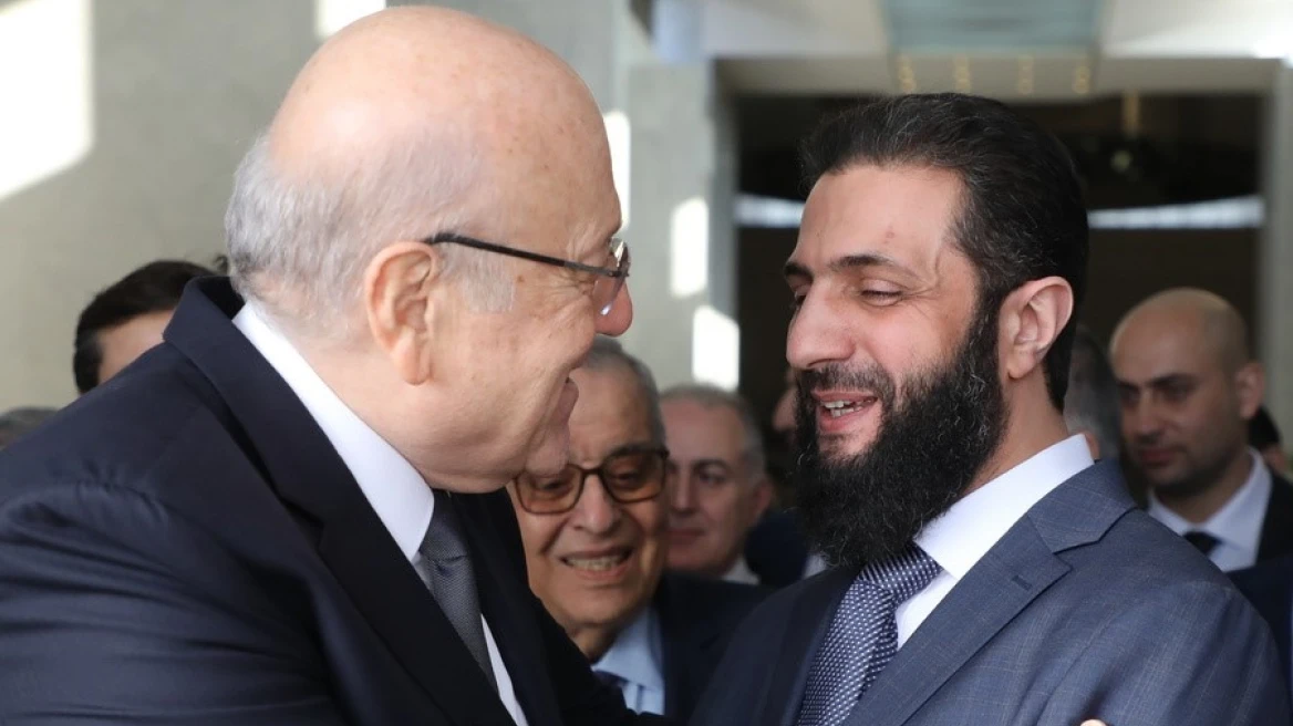 Στη Συρία ο πρωθυπουργός του Λιβάνου Ν.Μικάτι: Συναντήθηκε με τον Άχμαντ αλ Σάρα