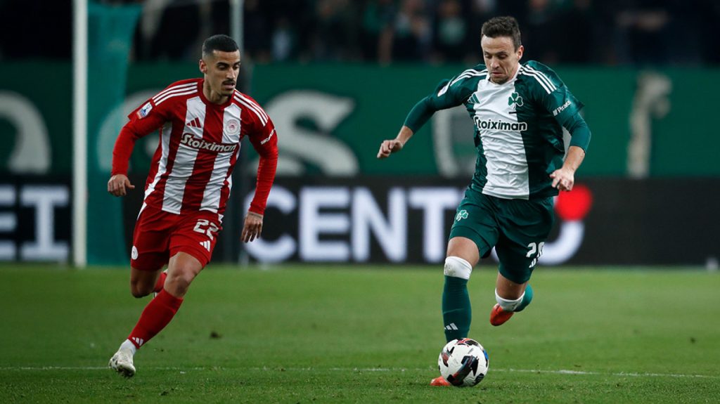 Ολυμπιακός – Παναθηναϊκός 1-1: Γκολ, ένταση και κόκκινες κάρτες… αλλά στο τέλος αρκέστηκαν στην ισοπαλία