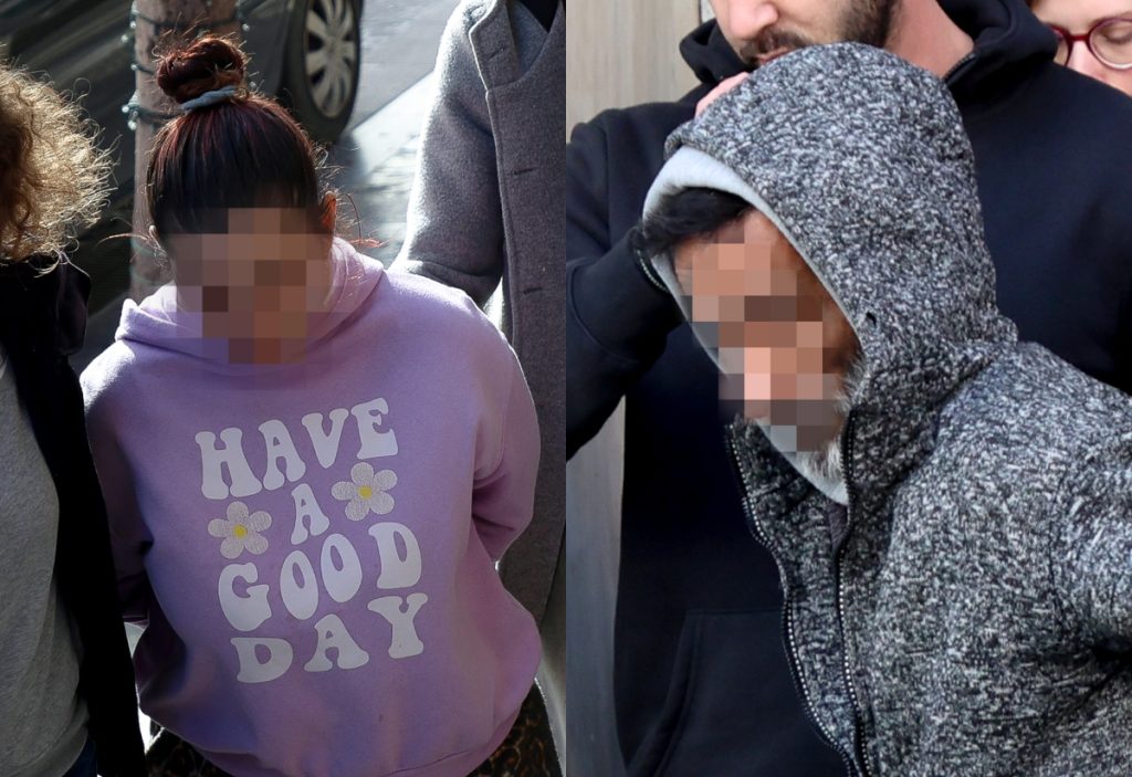 Ηράκλειο: Σοβαρά επεισόδια έξω από τα δικαστήρια που απολογείται η 26χρονη και ο 44χρονος (βίντεο)