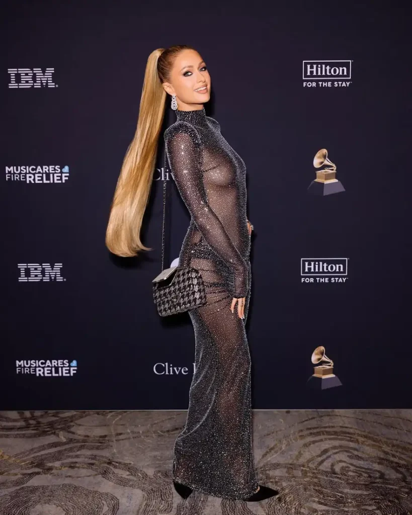 Η σέξι εμφάνιση της Πάρις Χίλτον στο πάρτι μετά τα βραβεία Grammy (φωτο)