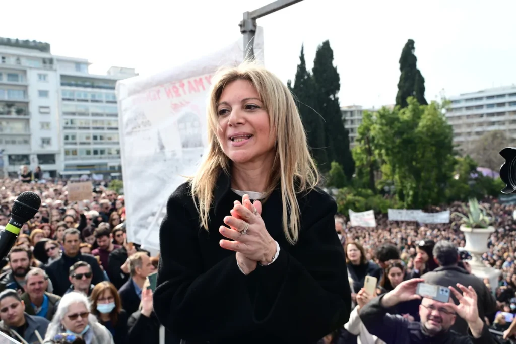 Το «ευχαριστώ» της Μ.Καρυστιανού για την μαθητική και φοιτητική πορεία για τα Τέμπη που θα γίνει την Παρασκευή