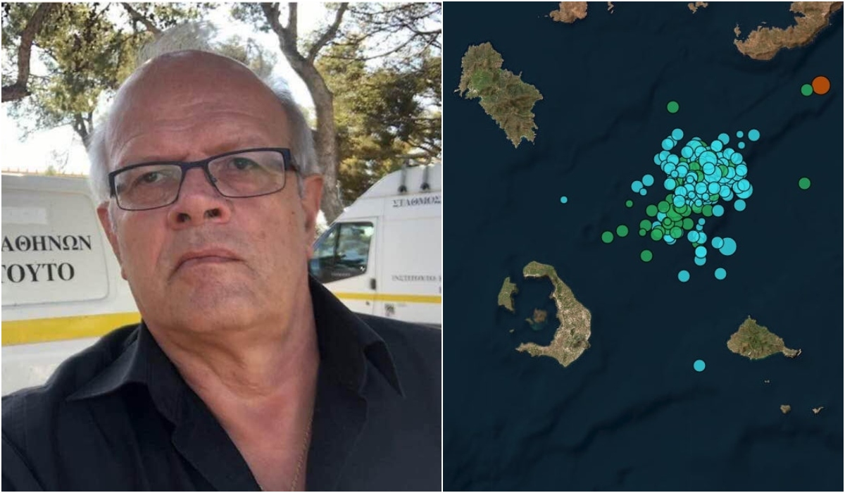 Σεισμοί στη Σαντορίνη: «Μην ακούτε το αφήγημα ότι εξασθενεί η σεισμική ακολουθία» λέει ο Α.Τσελέντης
