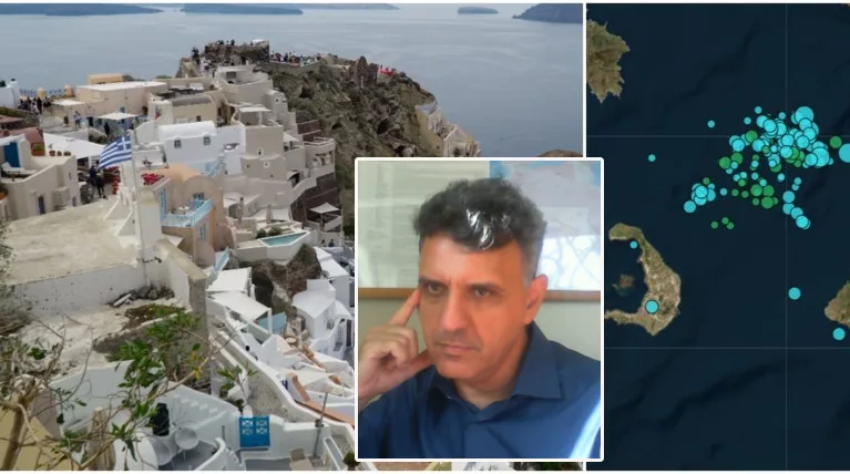 Β. Καραστάθης για Σαντορίνη: «Η συχνότητα των σεισμών είναι το κλειδί»