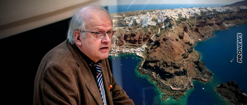 Άκης Τσελέντης για παράνομη δόμηση στην καλντέρα Σαντορίνης: «Ποιον δουλεύετε βρε άθλιοι; – Υπάρχουν 2 ηφαίστεια»