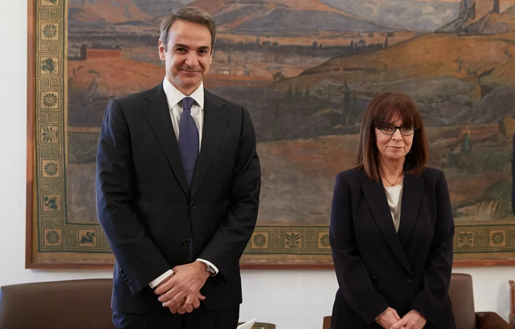 Με την Κ.Σακελλαροπούλου θα συναντηθεί ο Κ.Μητσοτάκης τη Δευτέρα