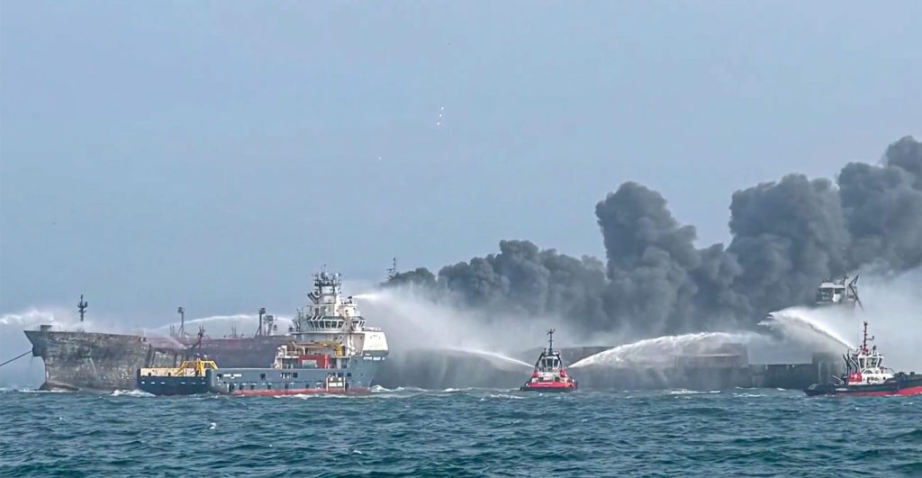 Οι βρετανικές Αρχές συνέλαβαν έναν 59χρονο για τη σύγκρουση των πλοίων στη Βόρεια Θάλασσα