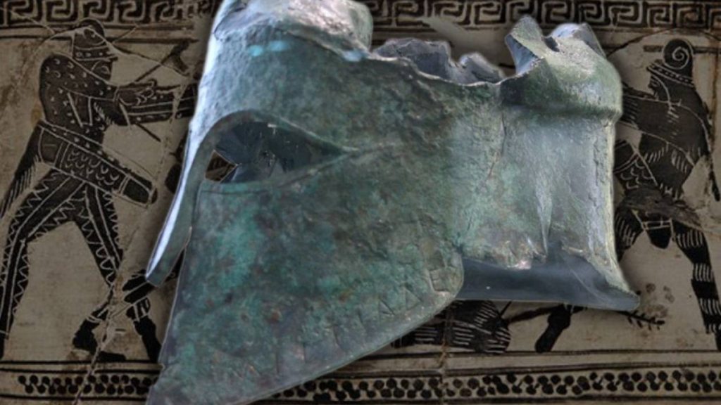 Το κράνος του Μιλτιάδη από το 490 π.Χ στο Μουσείο της Αρχαίας Ολυμπίας (φωτό)