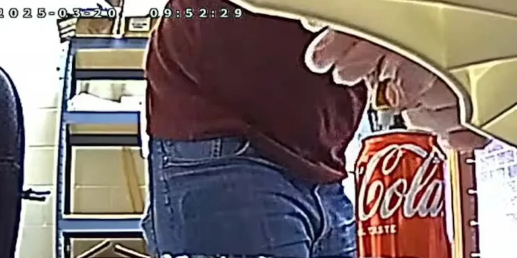 ΗΠΑ: Η στιγμή που γυναίκα πιάνει «στα πράσα» συνάδελφό της να ρίχνει στο αναψυκτικό της… κόλλα! (βίντεο)