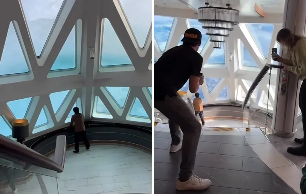 Κρουαζιερόπλοιο χτυπήθηκε από κύματα 12 μέτρων – Δείτε βίντεο 