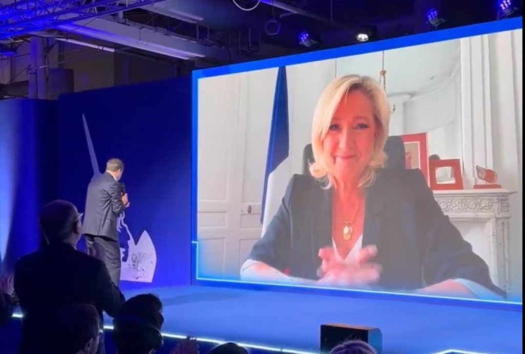 Παρέμβαση Μ.Λεπέν στο συνέδριο της Λέγκα του Ματέο Σαλβίνι: «Θα αγωνιστούμε ειρηνικά όπως ο Μ.Λ.Κινγκ»