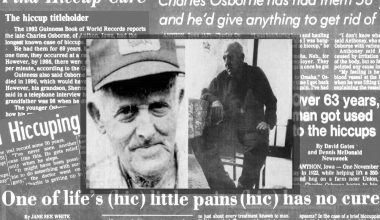 Charles Osborne: Ο άνθρωπος που είχε λόξιγκα επί 68 χρόνια εξαιτίας ενός ατυχήματος