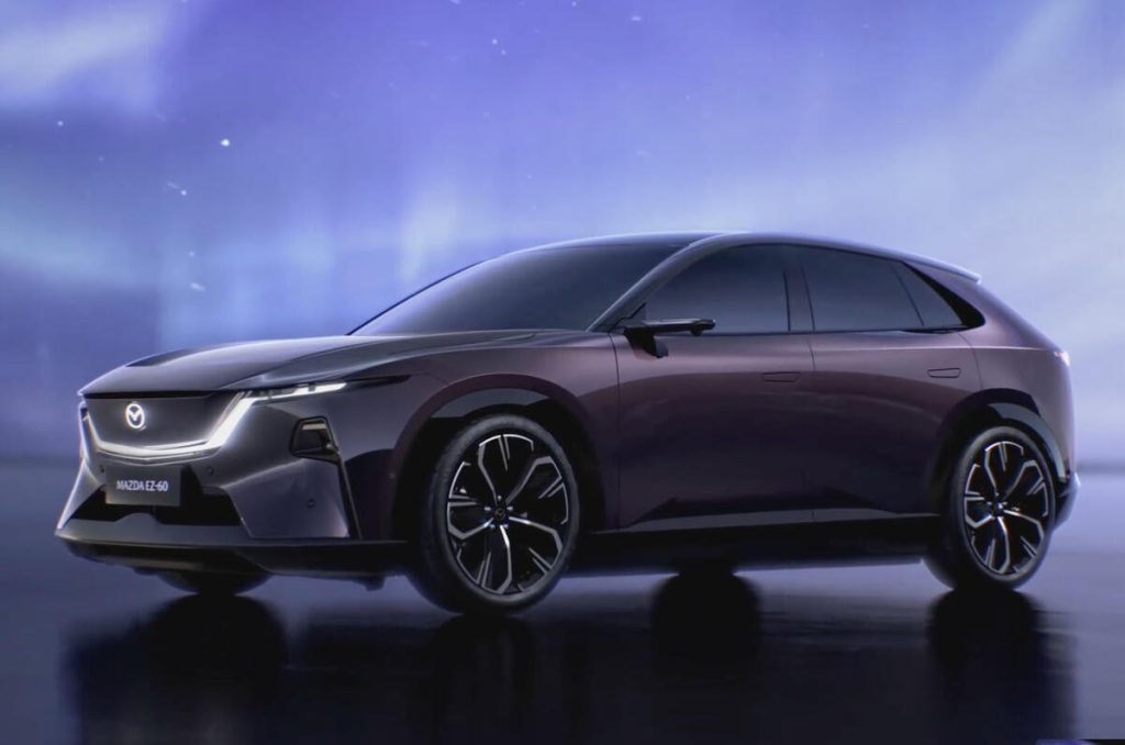 Πρώτες φωτογραφίες Mazda EZ-60: Αντίπαλος του Model Y