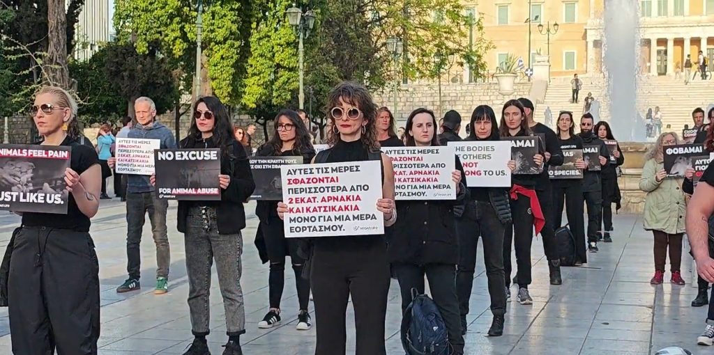 Για άλλη μια χρονιά μαζεύτηκαν οι vegan στο Σύνταγμα (φωτο)