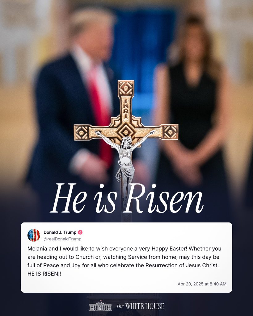 Το μήνυμα του Λευκού  Οίκου για το Πάσχα: «Χριστός Ανέστη»