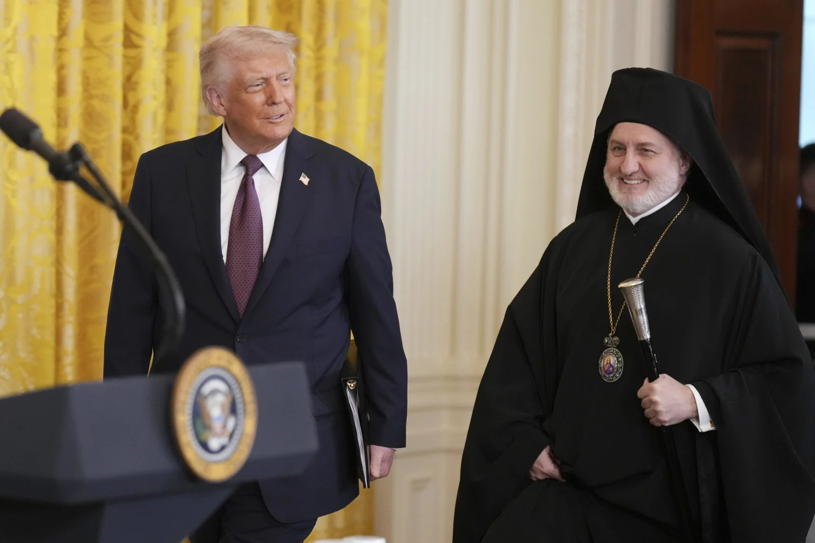 Ο Αρχιεπίσκοπος Ελπιδοφόρος ξανά στον Λευκό Οίκο