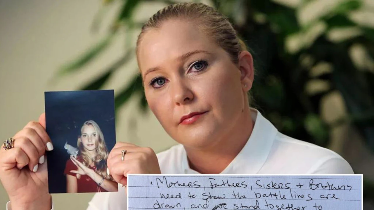 Δόθηκε στη δημοσιότητα το τρυφερό και τελευταίο μήνυμα που έγραψε η Βιρτζίνια Τζουφρέ πριν πεθάνει (φωτο)